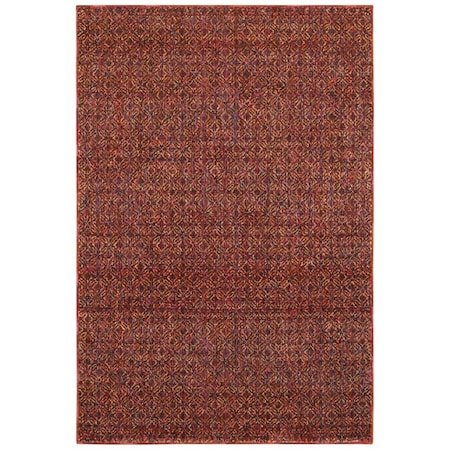 Oriental Weavers 5 Ft. 3 In. X 7 Ft. 3 In. Atlas Casual Area Rug, Red A8048K160230ST
